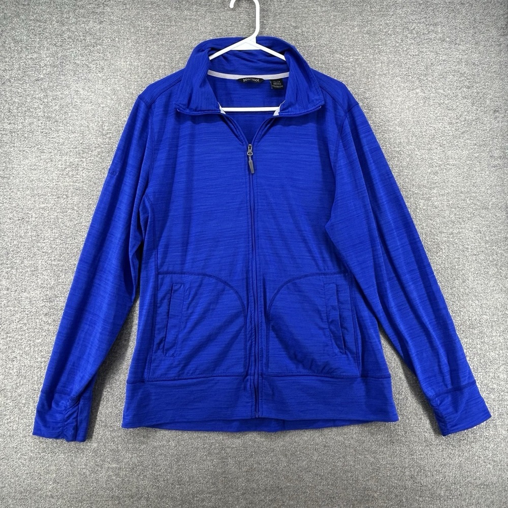 Marmot‎ Full Zip Jacket Women Size XL Blue Lightweight Casual